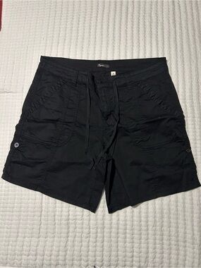 Supplies Women’s  Black Drawstring Cargo Shorts
